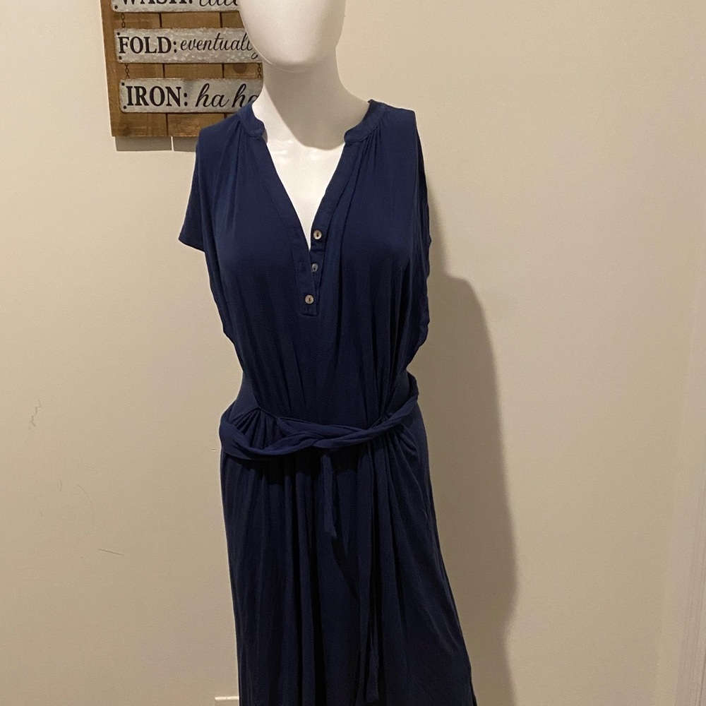 Amour Vert Navy Blue Dress